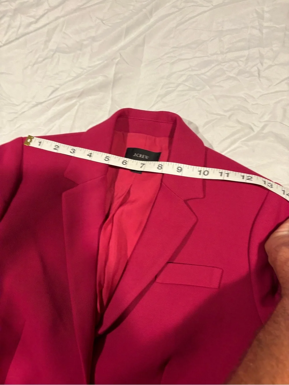 J. Crew Women's Bright Fuchsia Two-Button Blazer
